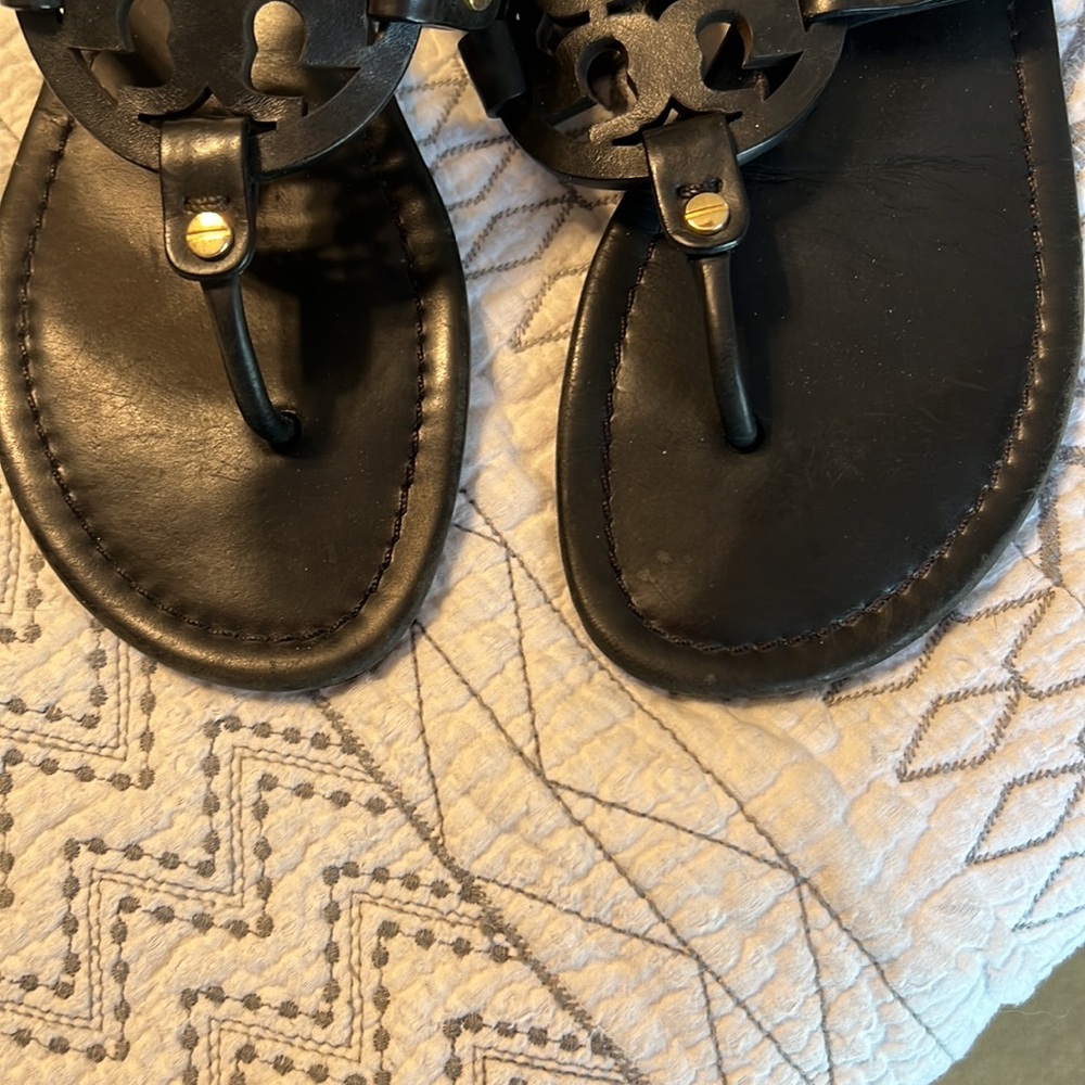 Tory Burch Black Sandals - Picture 2 of 8